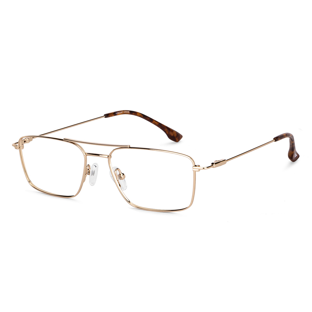 Vincent Chase Online Gold Full Rim Rectangle right side