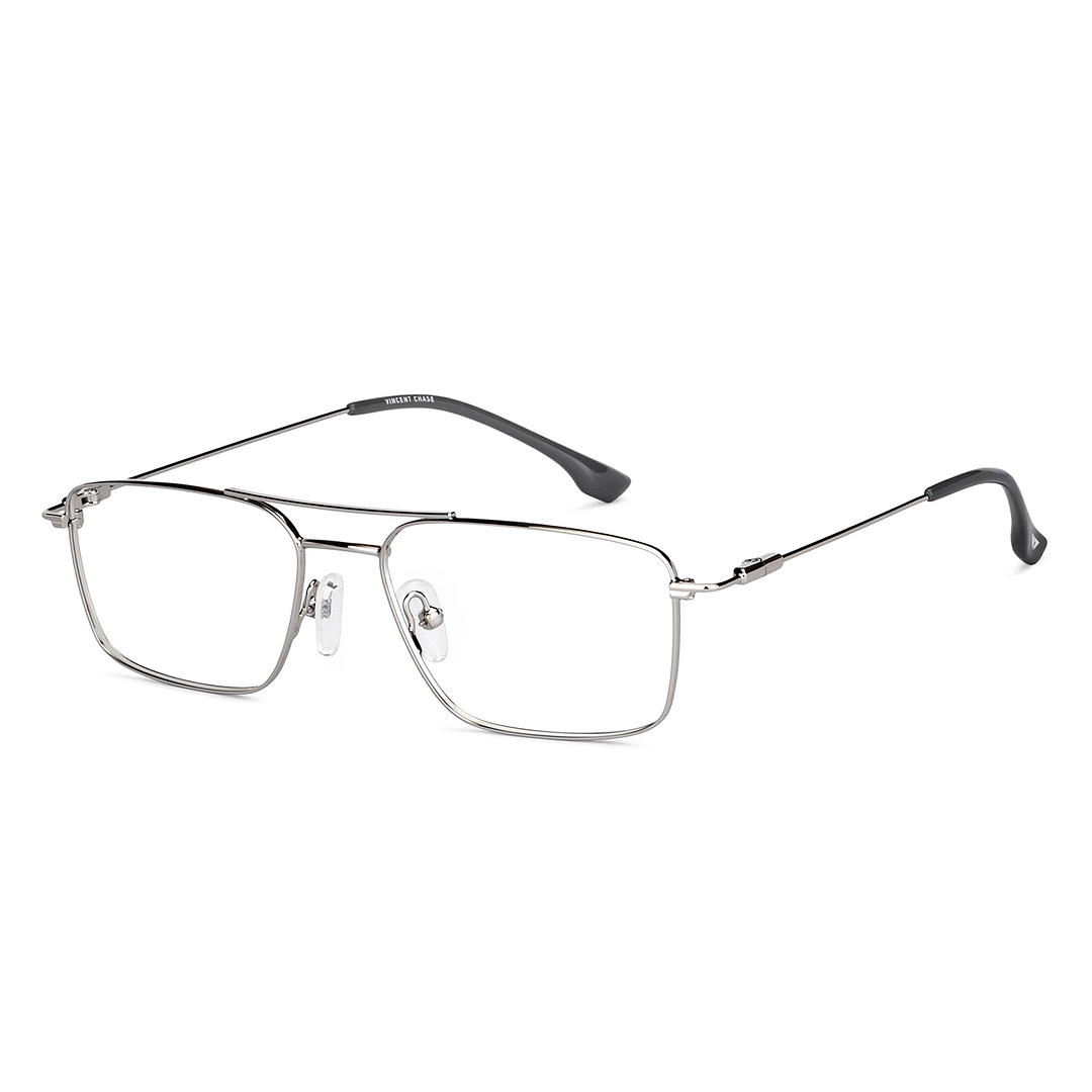 Vincent Chase Online Silver Full Rim Rectangle right side