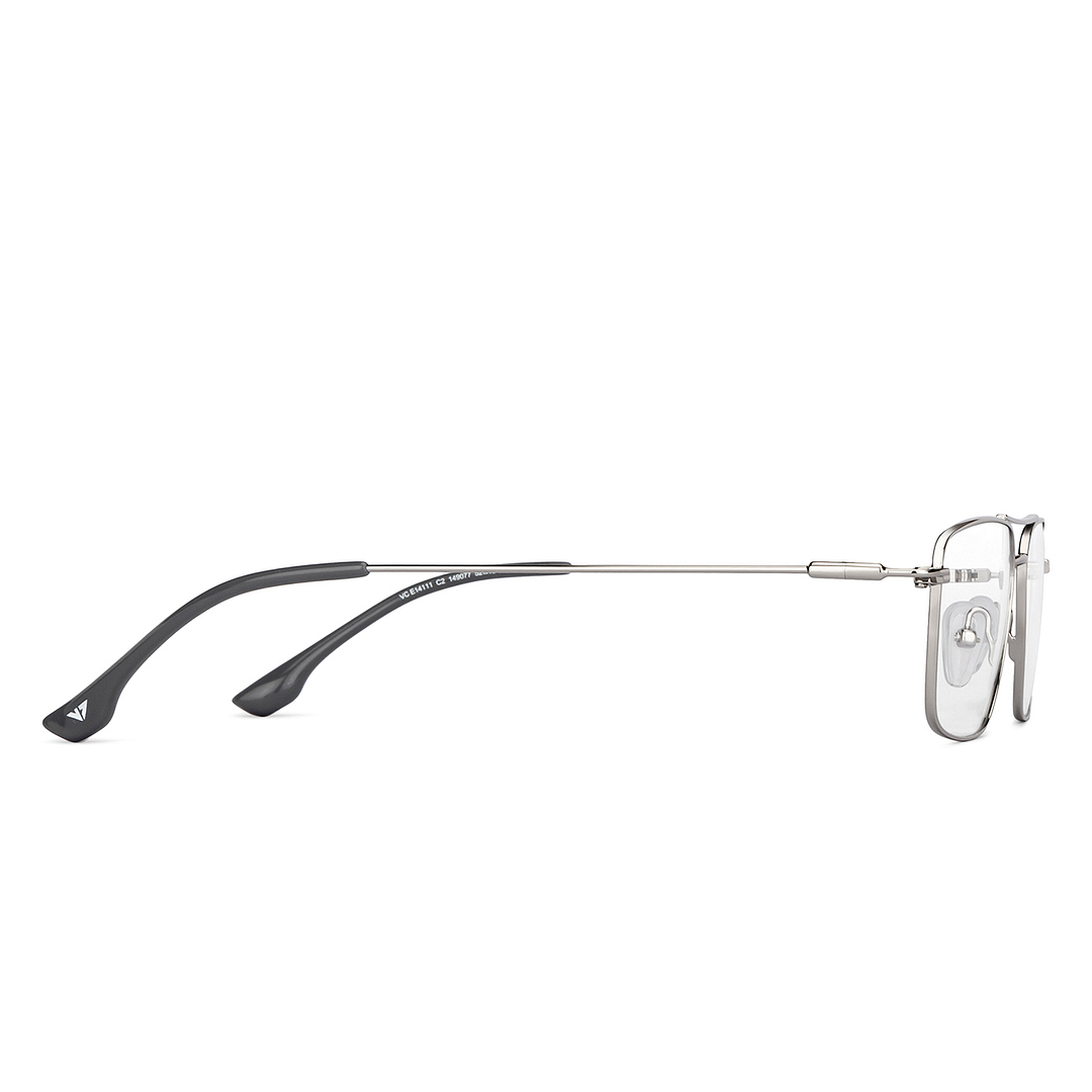 Vincent Chase Online Silver Full Rim Rectangle left side