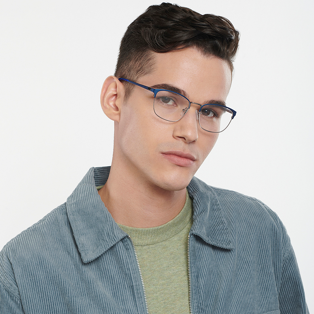 Vincent Chase Online Sky Blue Full Rim Cat Eye right side