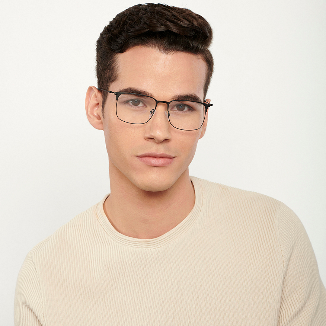 Vincent Chase Online Black Full Rim Square right side