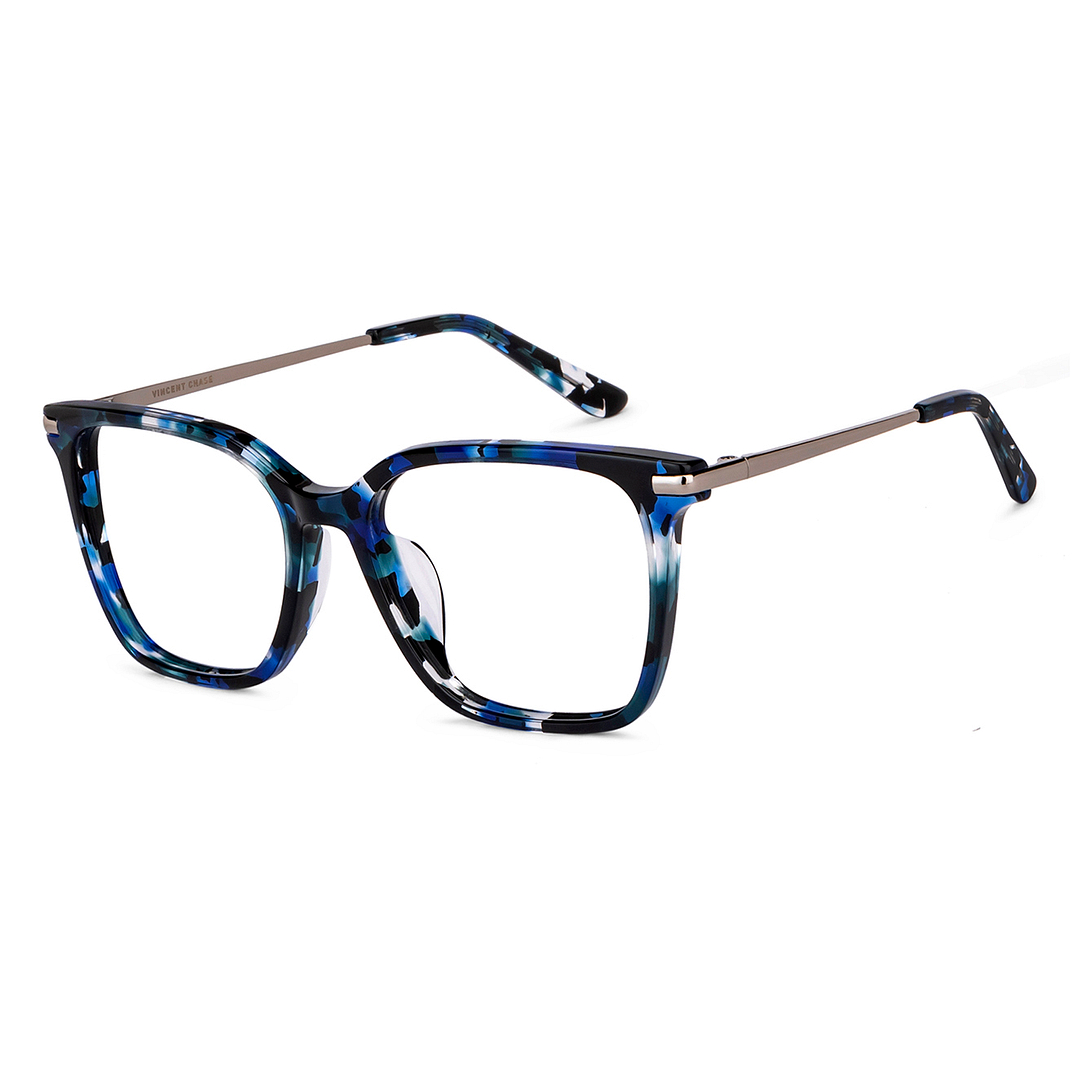 Vincent Chase Online Sky Blue Full Rim Square left side