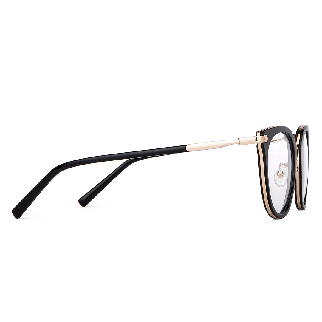 Vincent Chase Online Black Full Rim Cat Eye left side