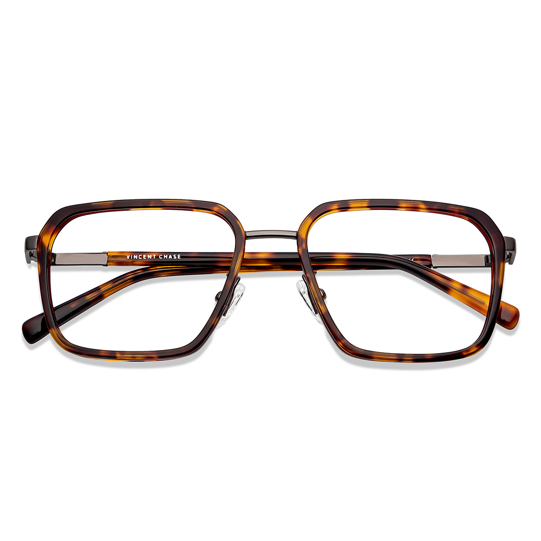 Vincent Chase Online Mid Gunmetal Full Rim Square left side