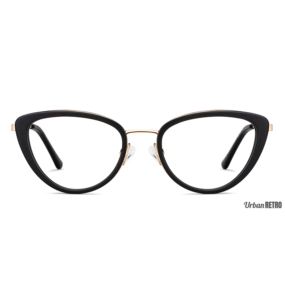 Vincent Chase Online Black Full Rim Cat Eye left side