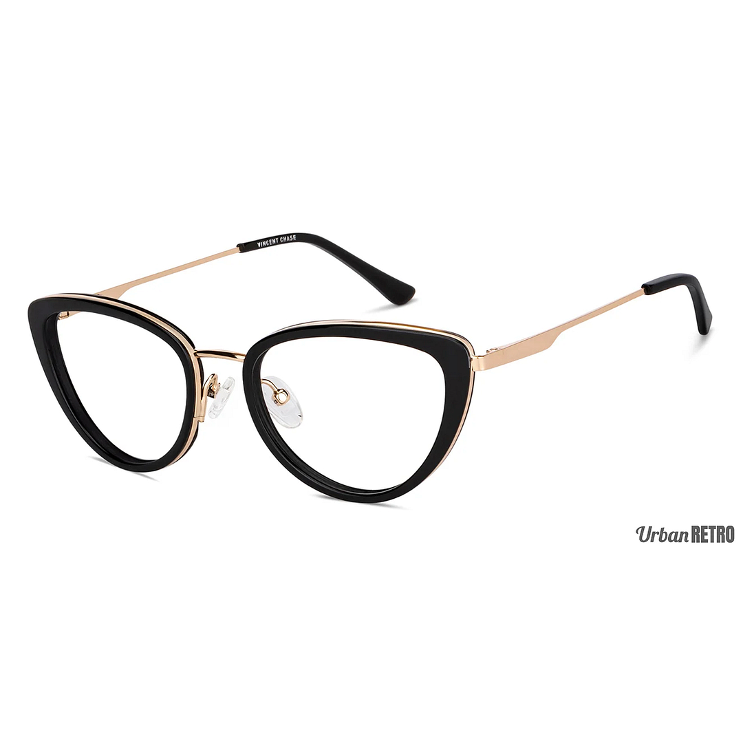 Vincent Chase Online Black Full Rim Cat Eye right side