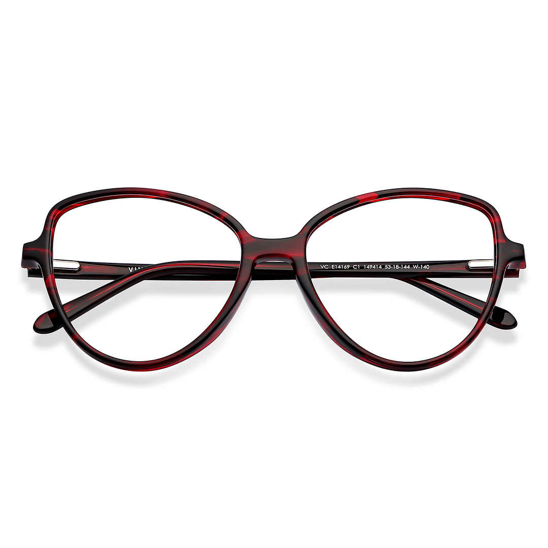 Vincent Chase Online Red Full Rim Cat Eye left side