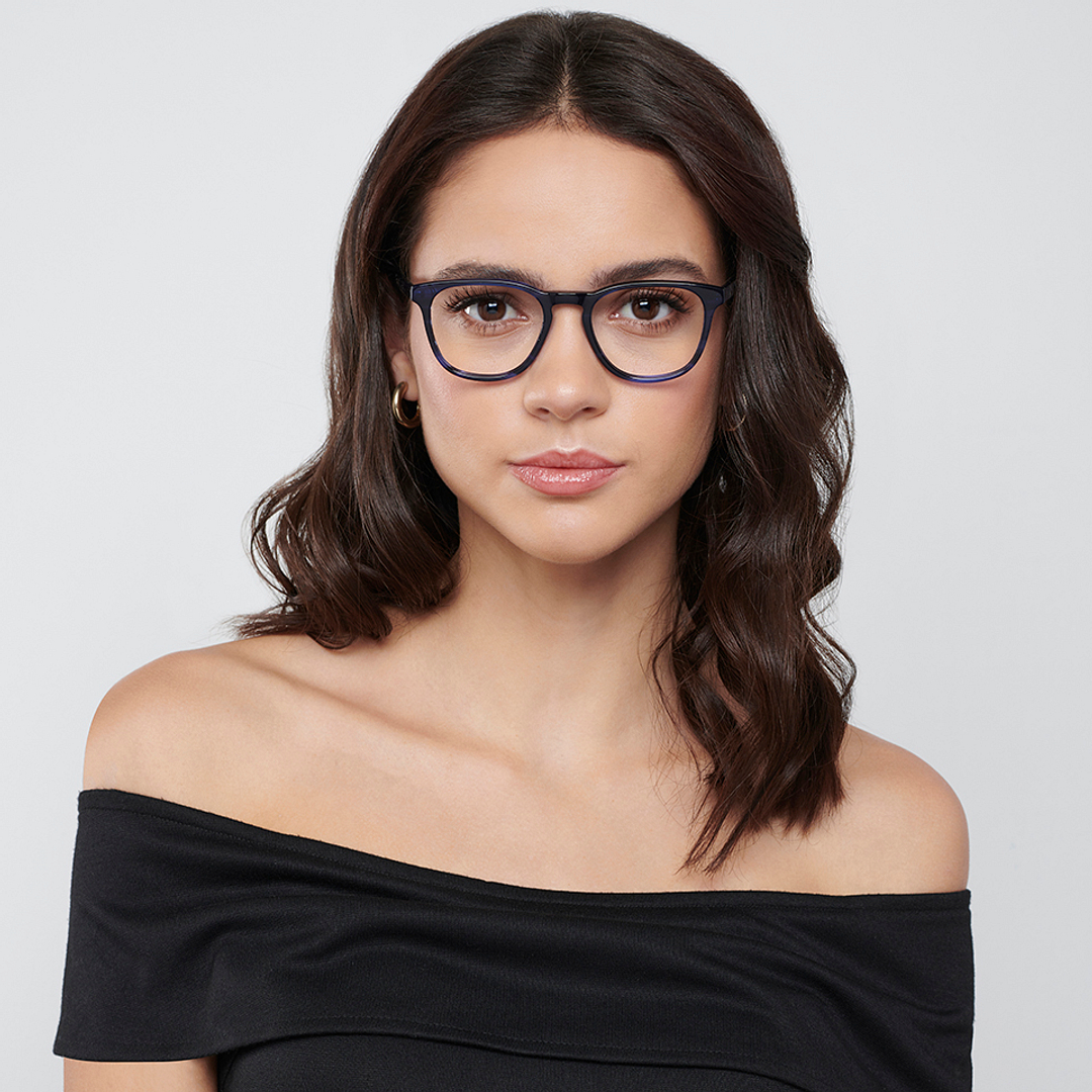 Vincent Chase Online Sky Blue Full Rim Square left side