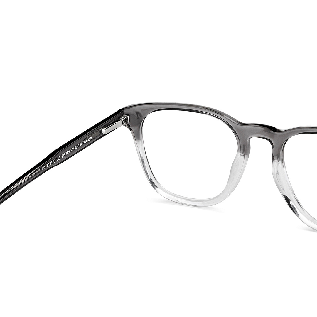 Vincent Chase Online Gray Transparent Full Rim Square right side