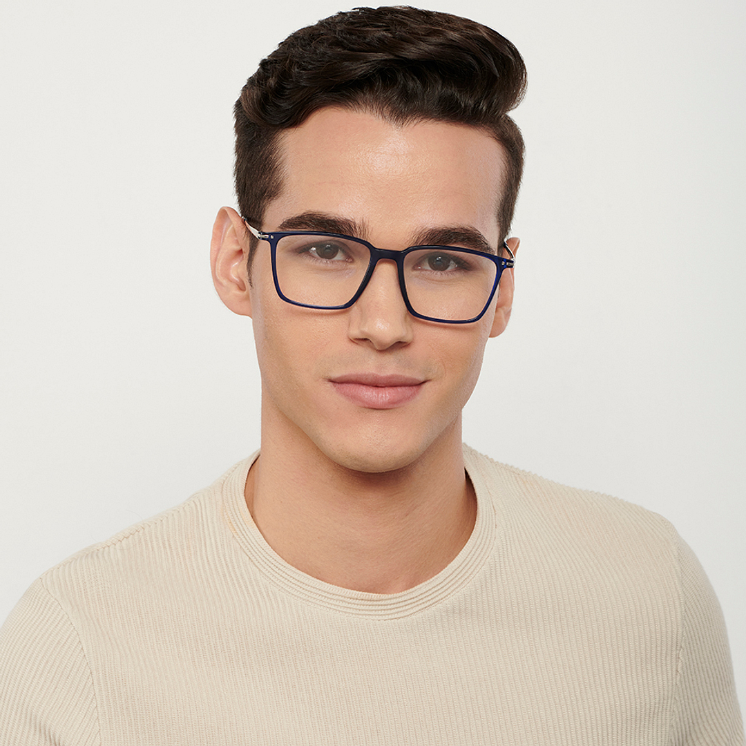 Vincent Chase Online Blue Transparent Full Rim Square left side