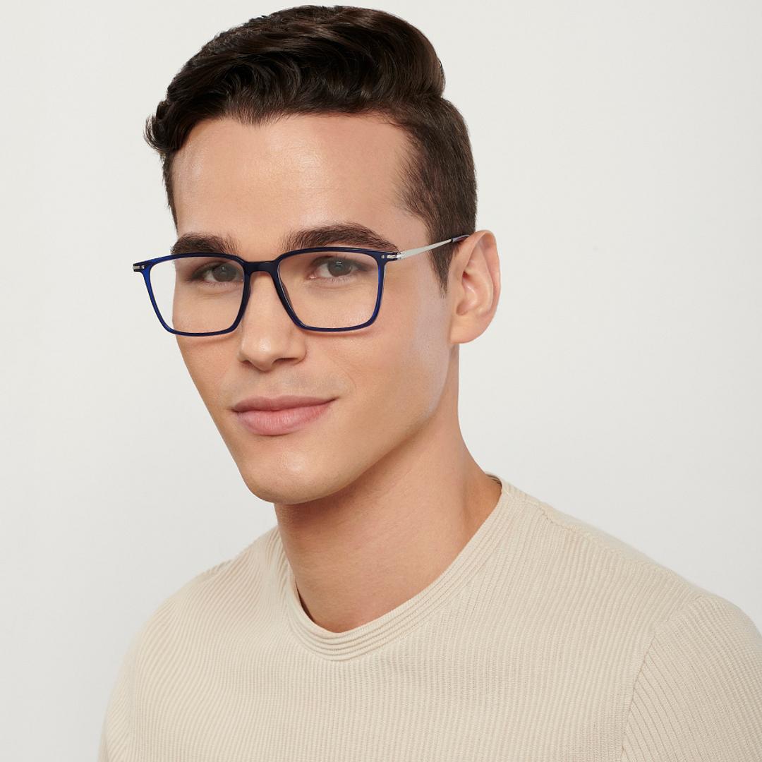 Vincent Chase Online Blue Transparent Full Rim Square right side