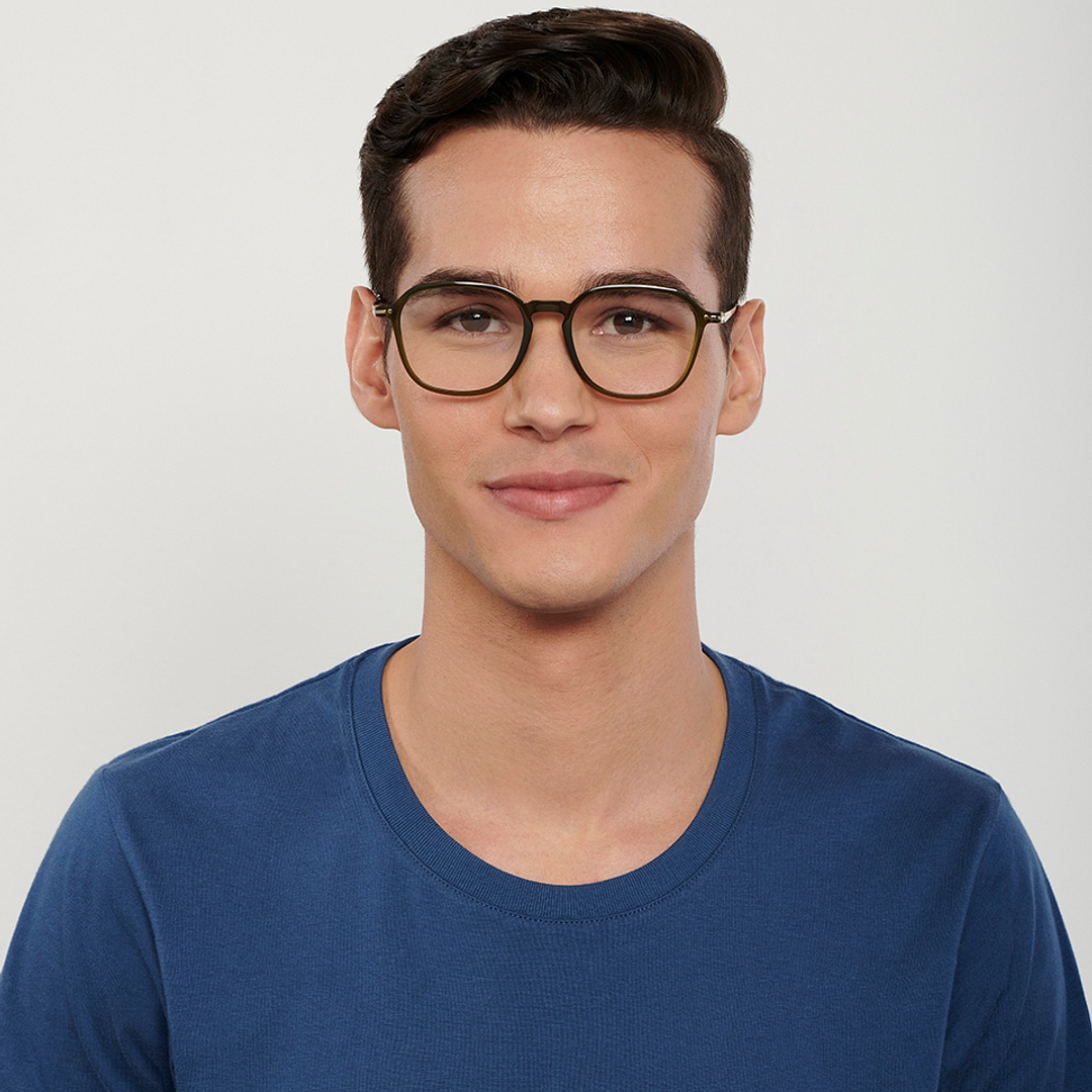 Vincent Chase Online Green Transparent Full Rim Square left side
