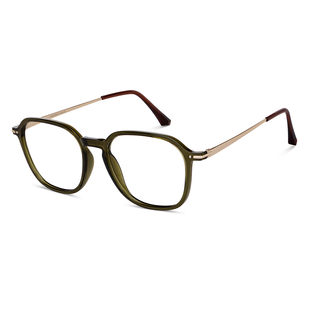 Vincent Chase Online Green Transparent Full Rim Square right side
