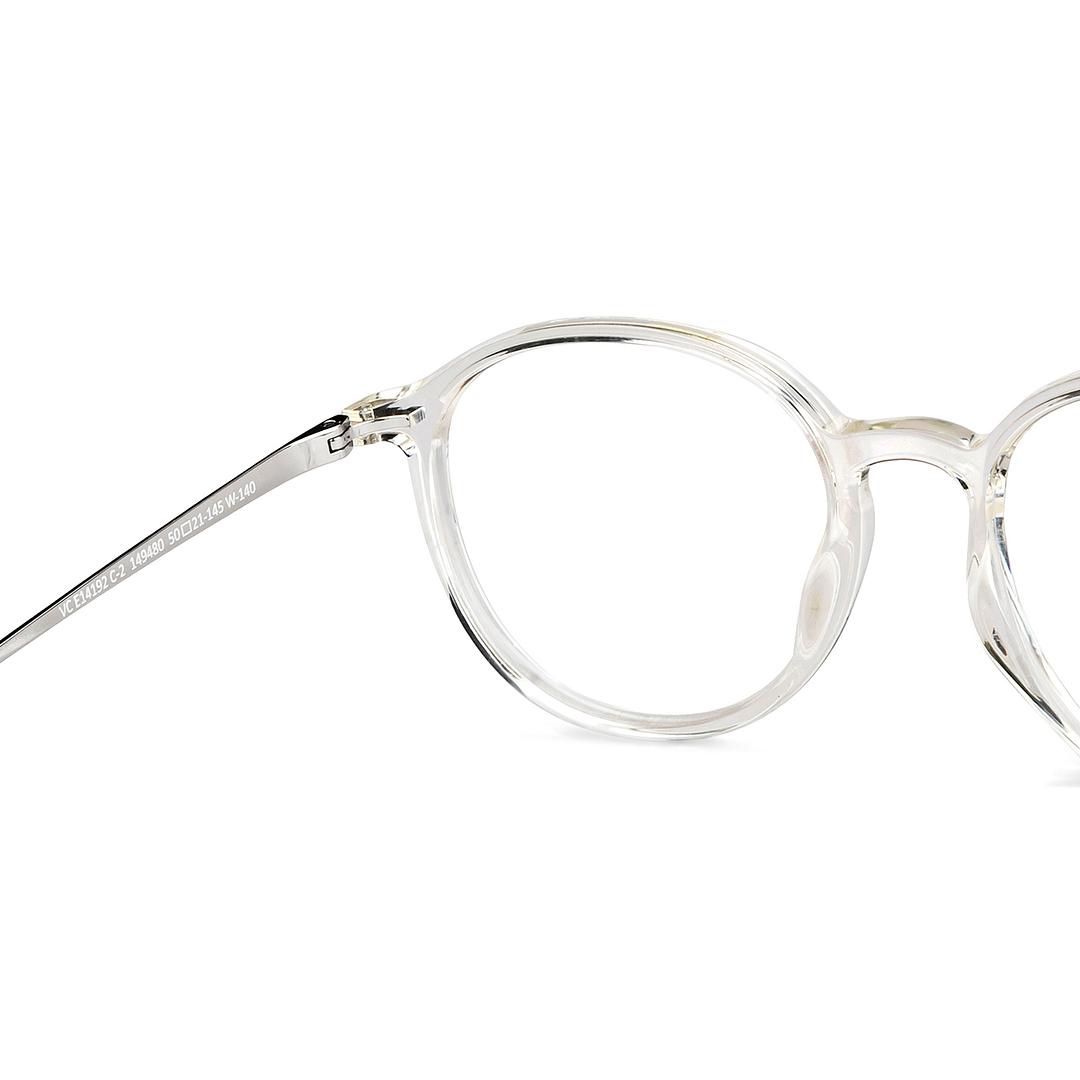 Vincent Chase Online Crystal Transparent Full Rim Round right side