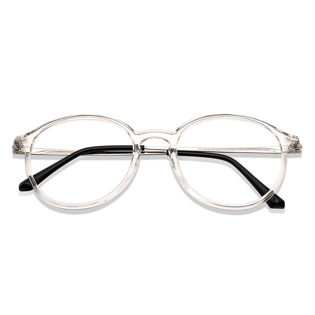 Vincent Chase Online Crystal Transparent Full Rim Round left side