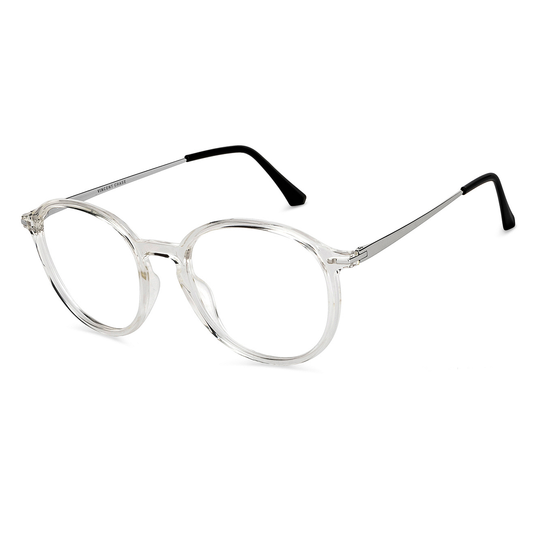 Vincent Chase Online Crystal Transparent Full Rim Round right side