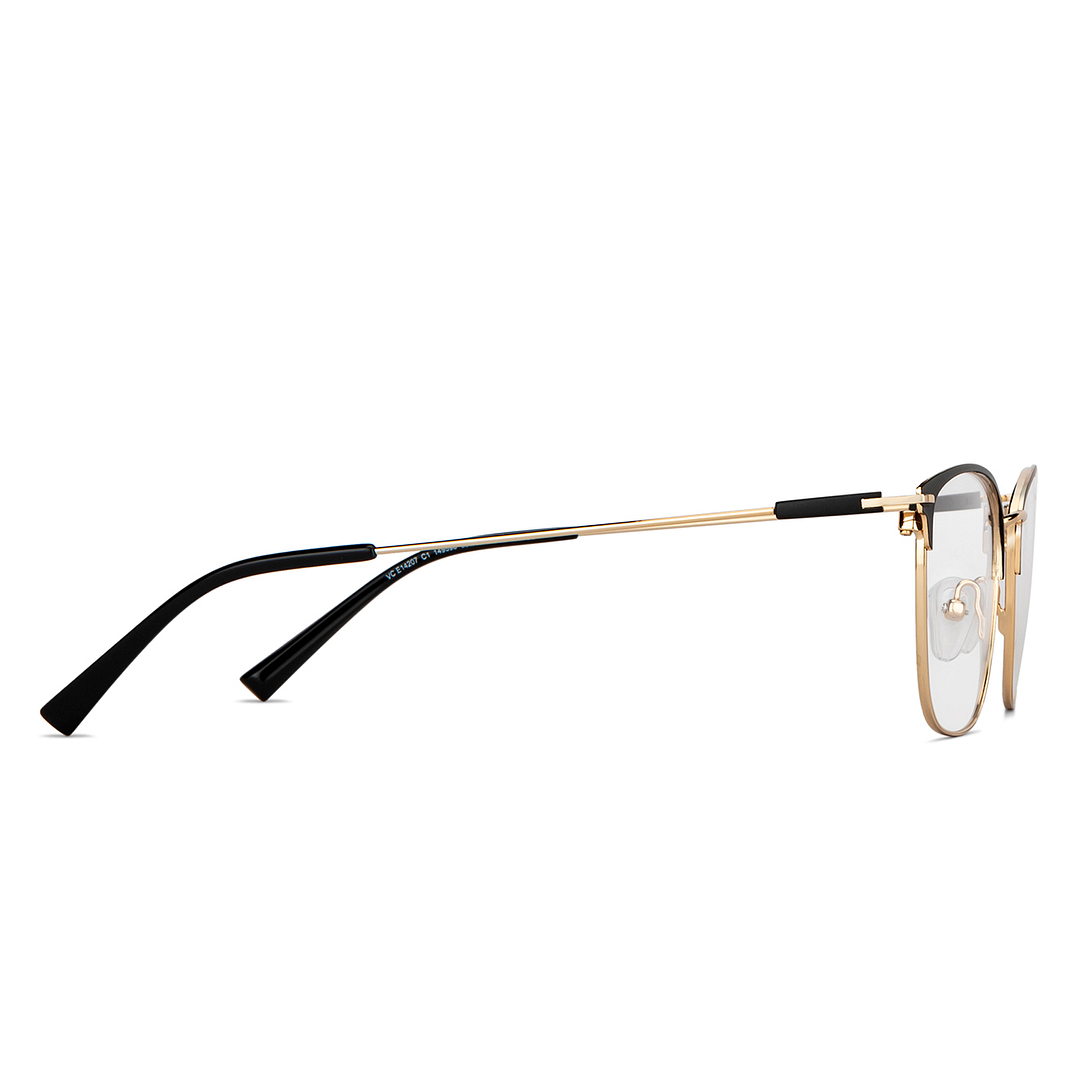 Vincent Chase Black Full Rim Cat Eye left side
