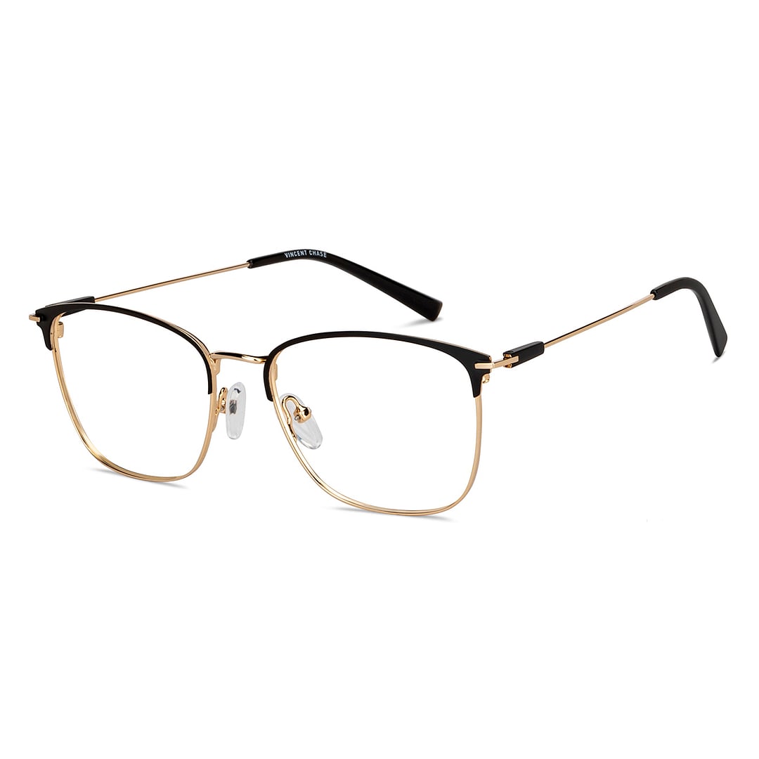 Vincent Chase Black Full Rim Cat Eye left side