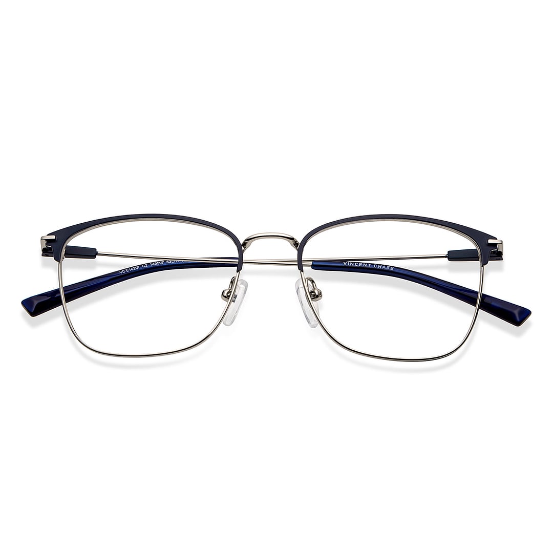 Vincent Chase Online Silver Full Rim Cat Eye left side