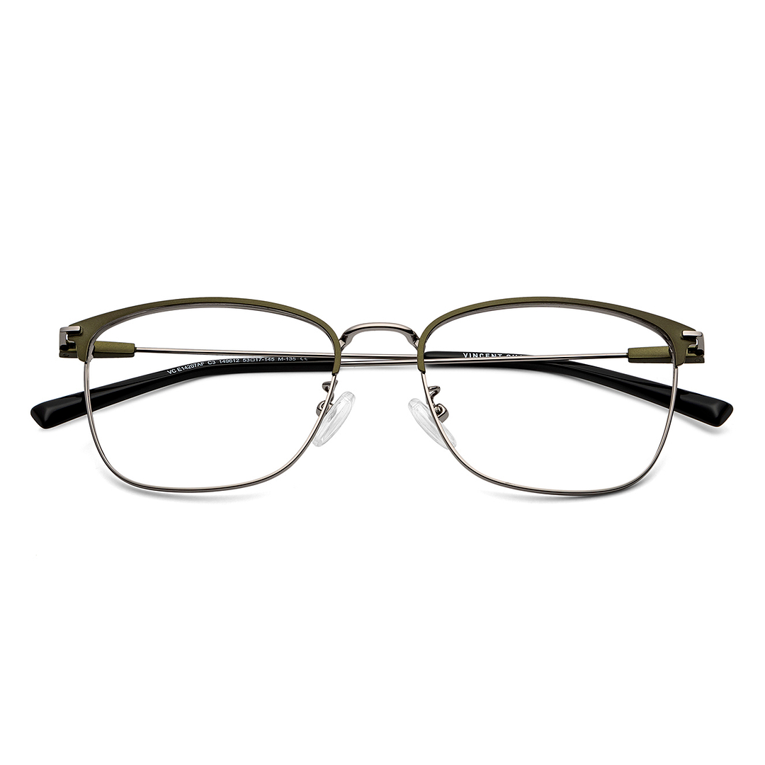 Vincent Chase Online Silver Full Rim Square left side