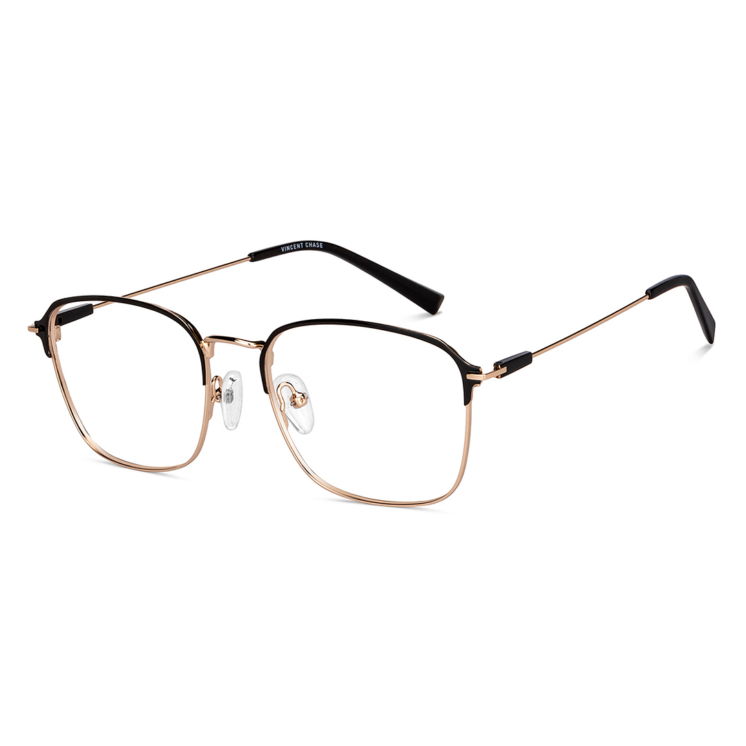 Vincent Chase Black Full Rim Square right side