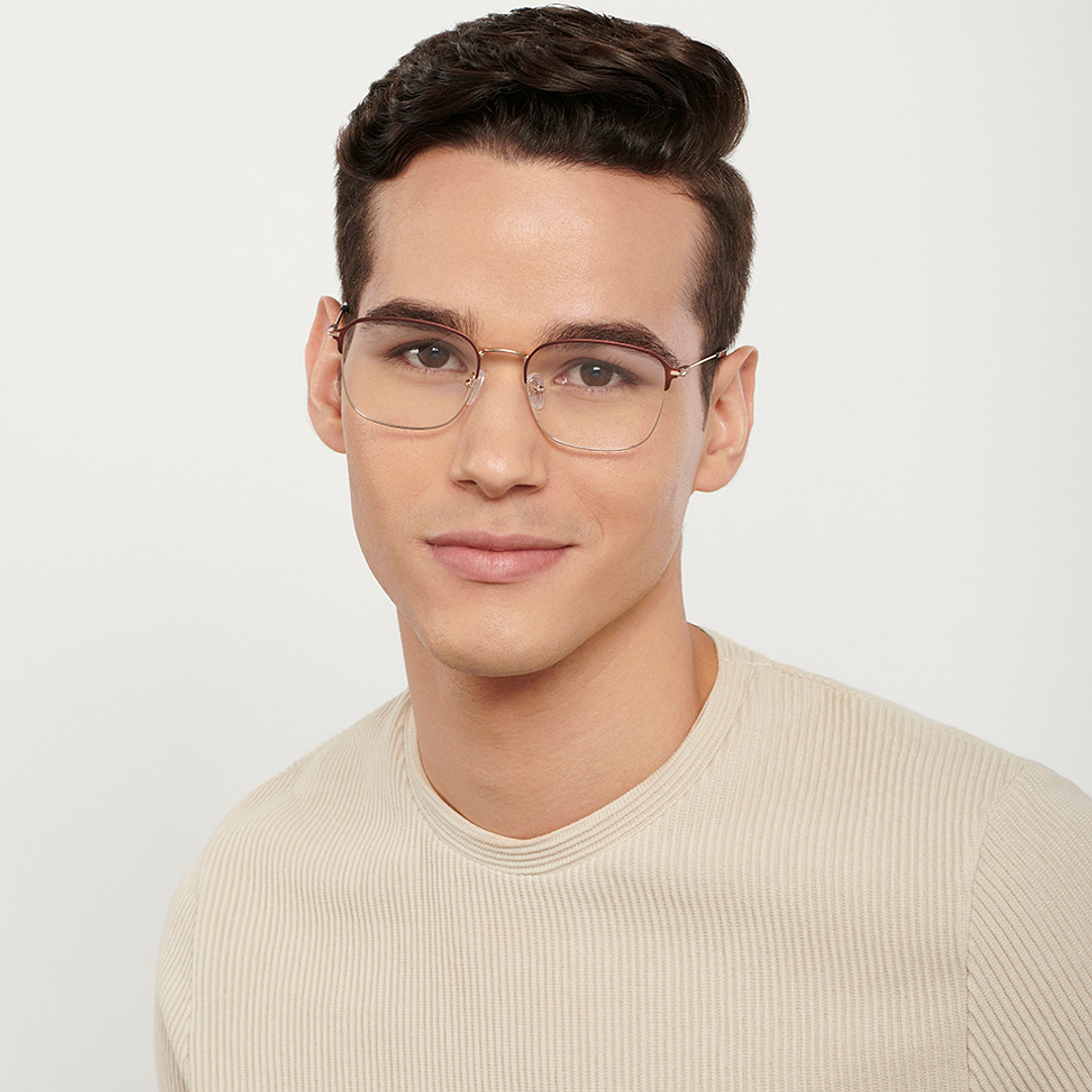 Vincent Chase Online Gold Full Rim Square left side