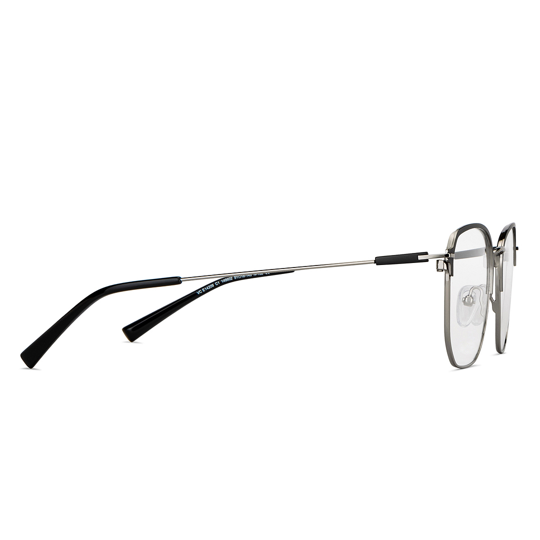 Vincent Chase Dark Gunmetal Full Rim Square left side