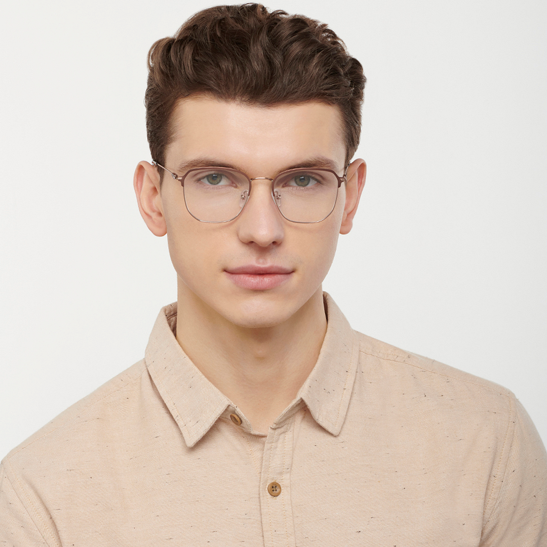 Vincent Chase Online Light Brown Full Rim Square left side