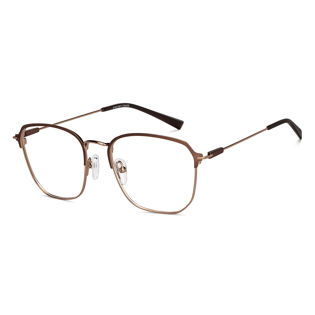 Vincent Chase Online Light Brown Full Rim Square right side