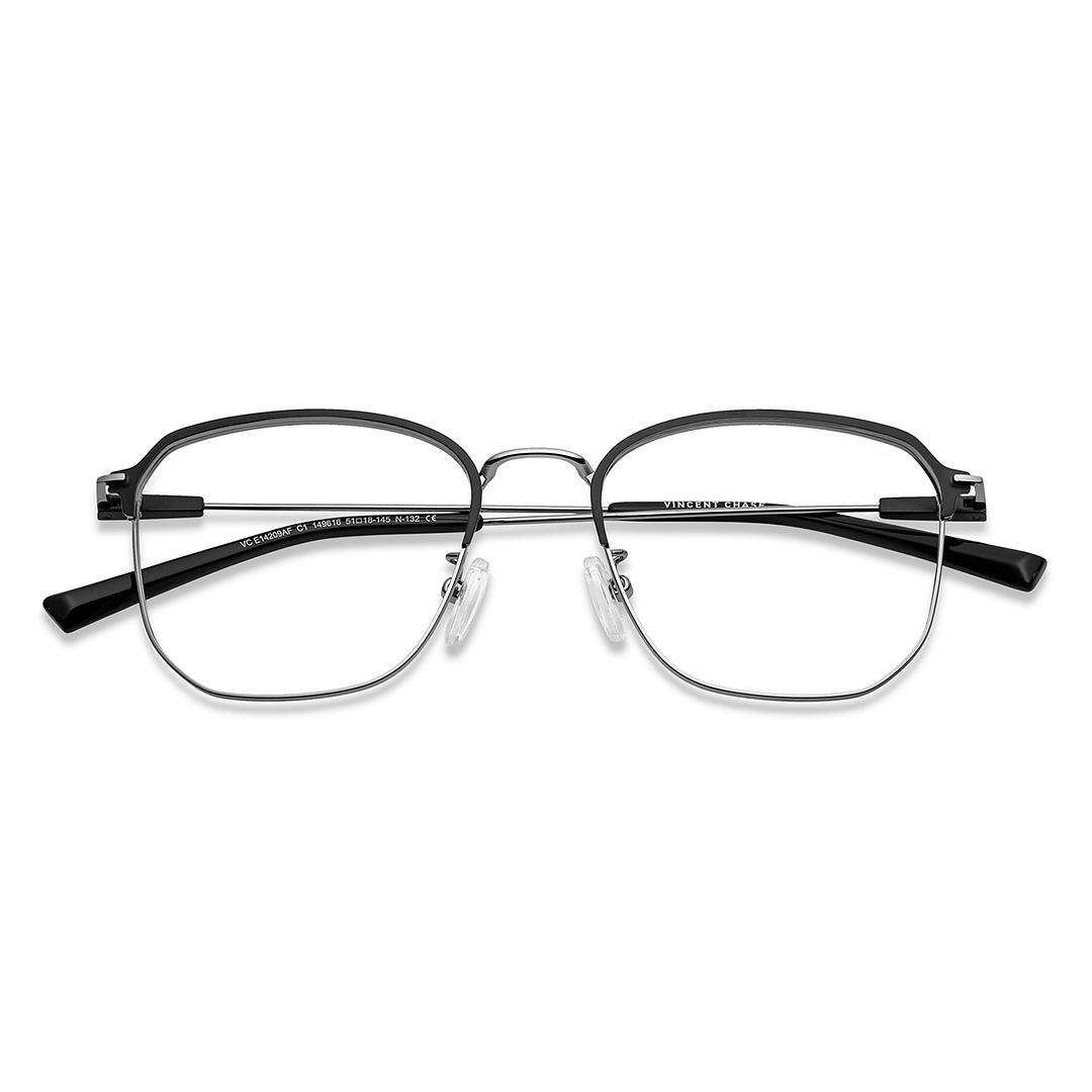 Vincent Chase Online Silver Full Rim Square left side