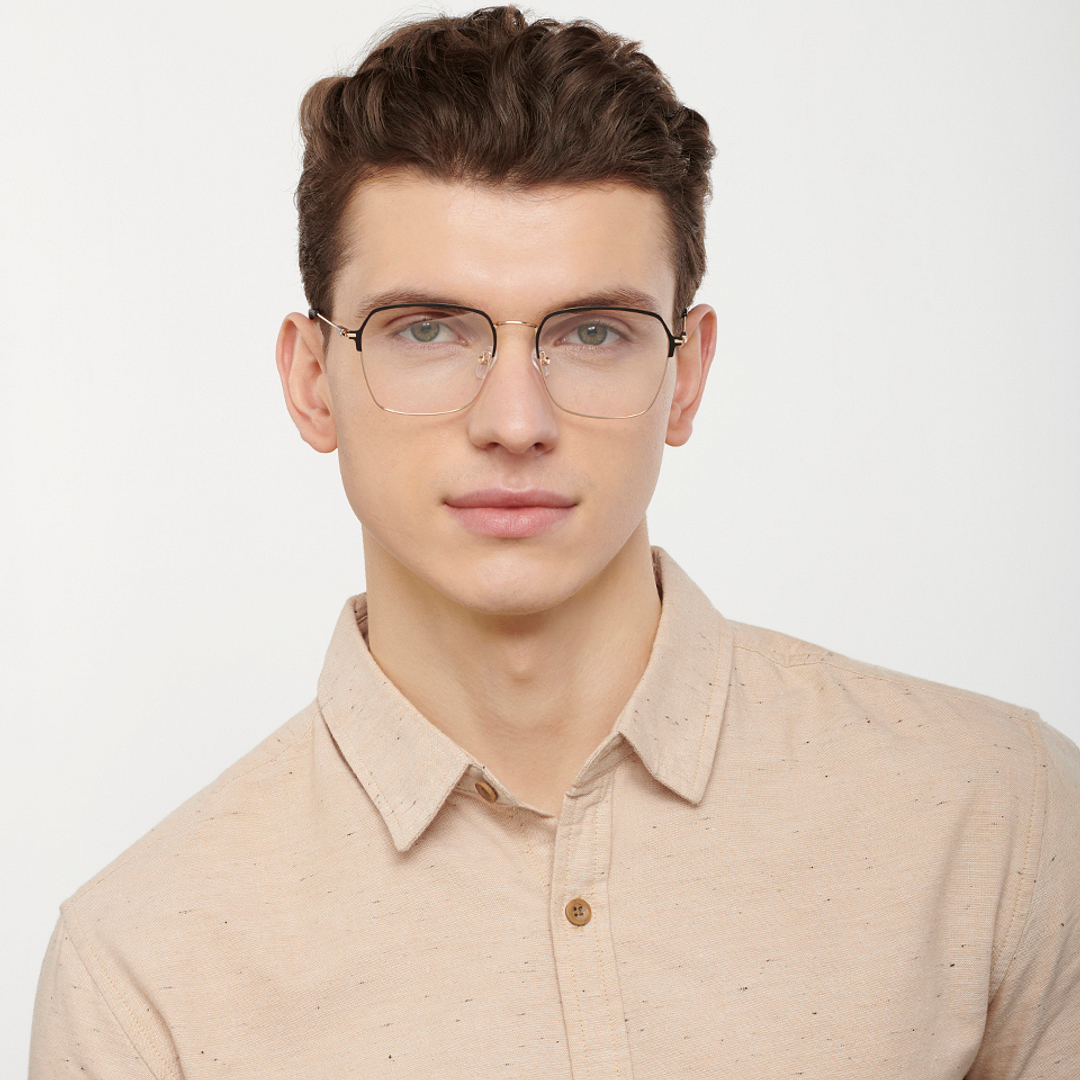 Vincent Chase Online Black Full Rim Geometric left side