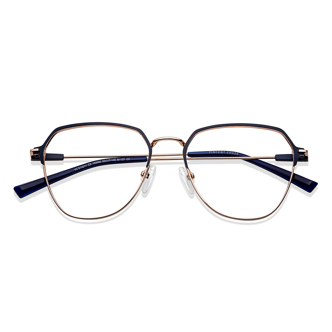 Vincent Chase Online Gold Full Rim Geometric left side
