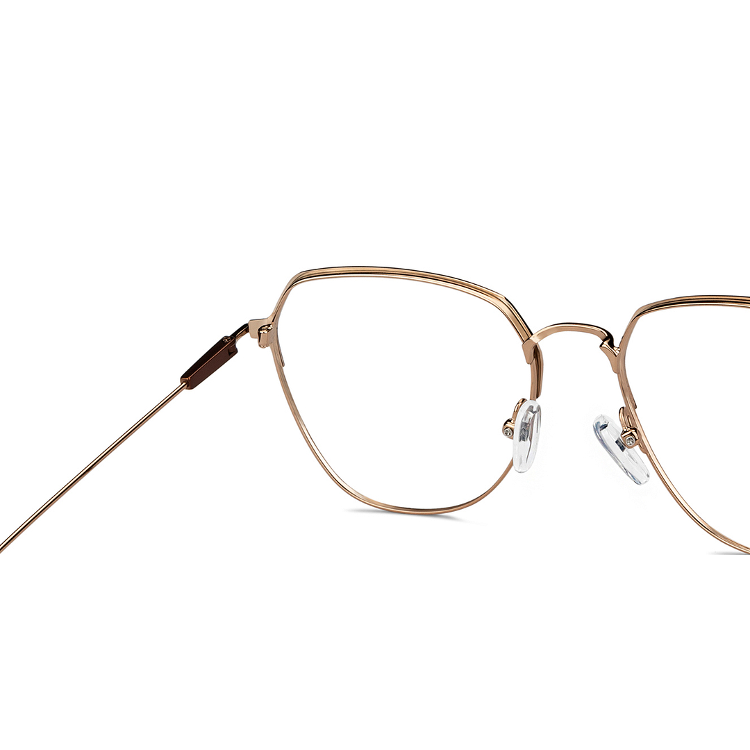 Vincent Chase Online Light Brown Full Rim Aviator right side
