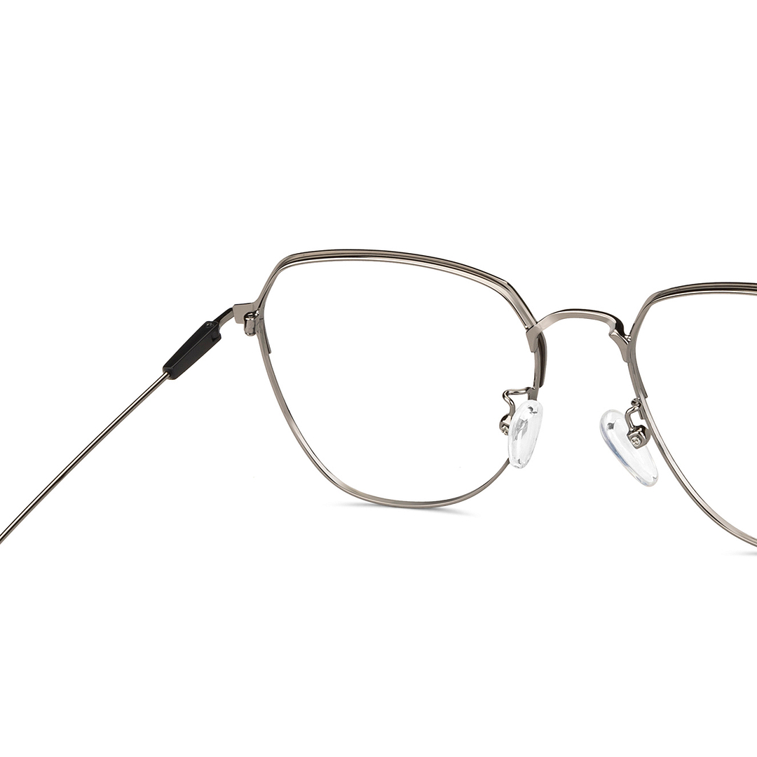 Vincent Chase Online Dark Gunmetal Full Rim Geometric right side