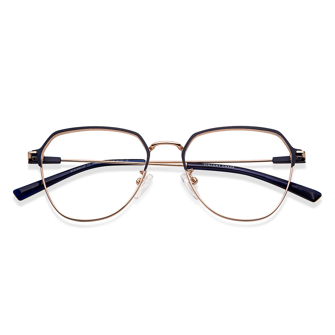 Vincent Chase Online Gold Full Rim Geometric left side