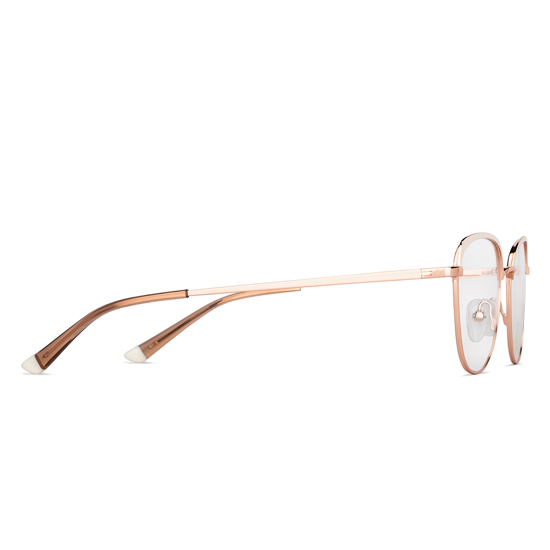 Vincent Chase Online Rose Gold Full Rim Cat Eye left side