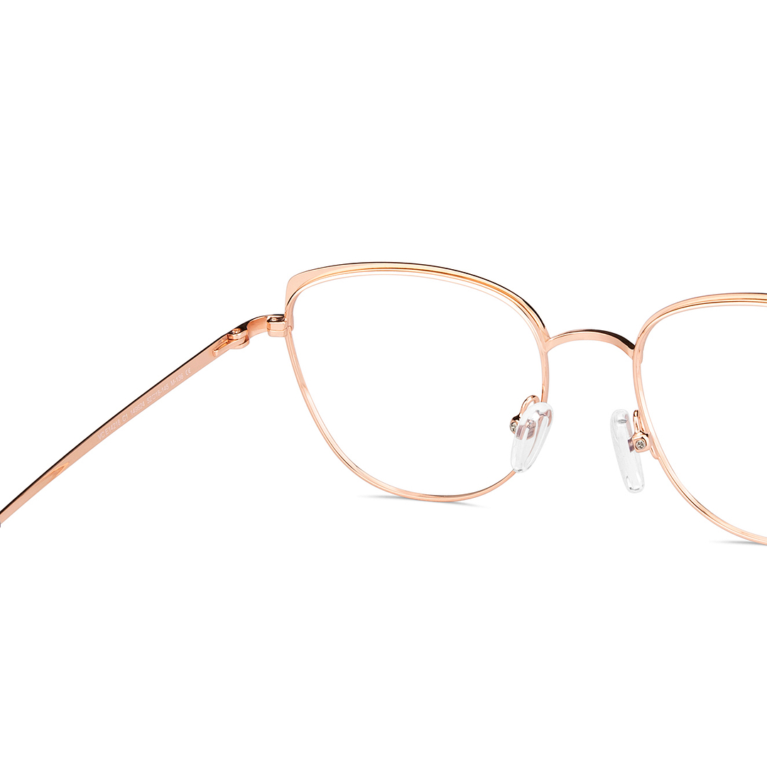 Vincent Chase Online Rose Gold Full Rim Cat Eye right side