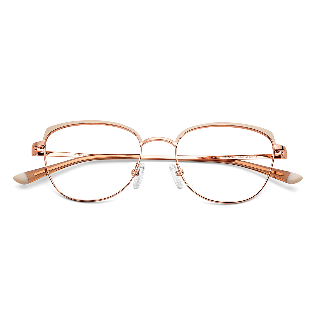 Vincent Chase Online Rose Gold Full Rim Cat Eye left side