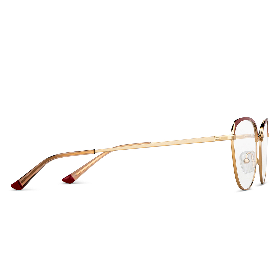 Vincent Chase Online Gold Full Rim Cat Eye left side