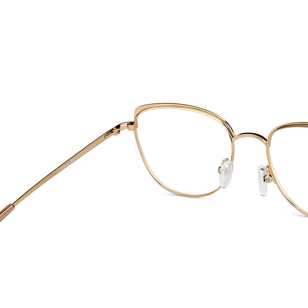 Vincent Chase Online Gold Full Rim Cat Eye right side