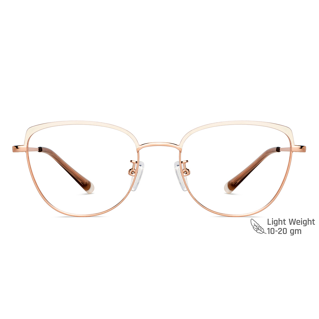 Vincent Chase Online Gold Full Rim Cat Eye right side