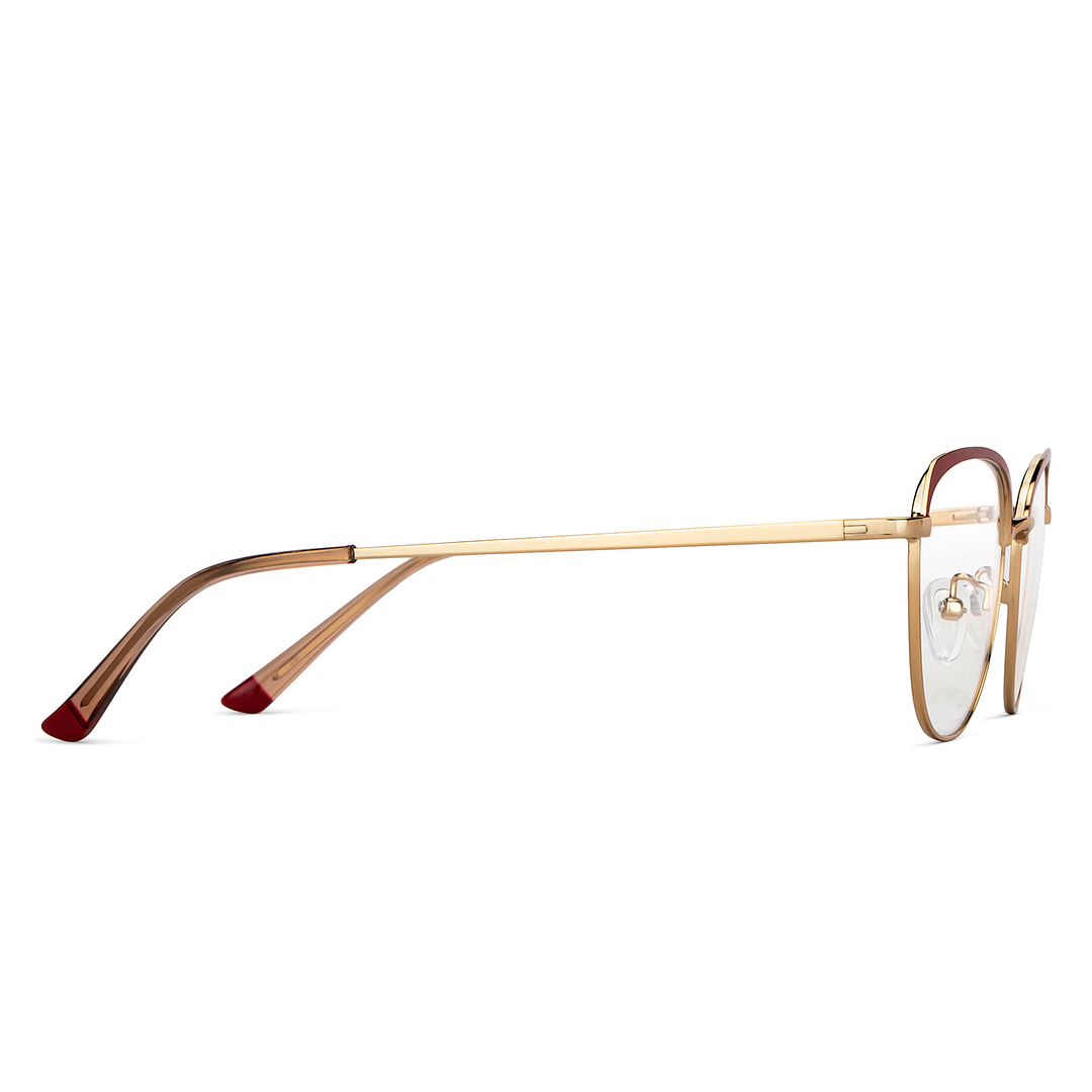 Vincent Chase Online Gold Full Rim Cat Eye left side