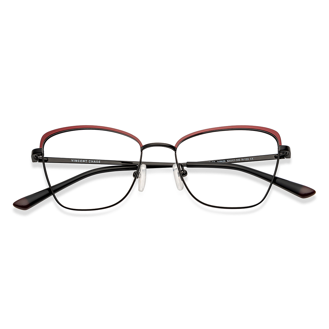 Vincent Chase Online Red Full Rim Cat Eye left side
