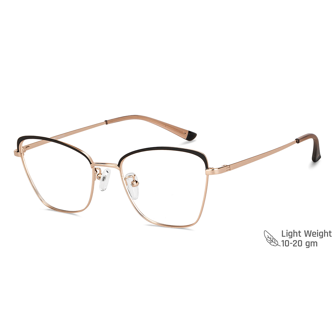 Vincent Chase Online Black Full Rim Cat Eye left side