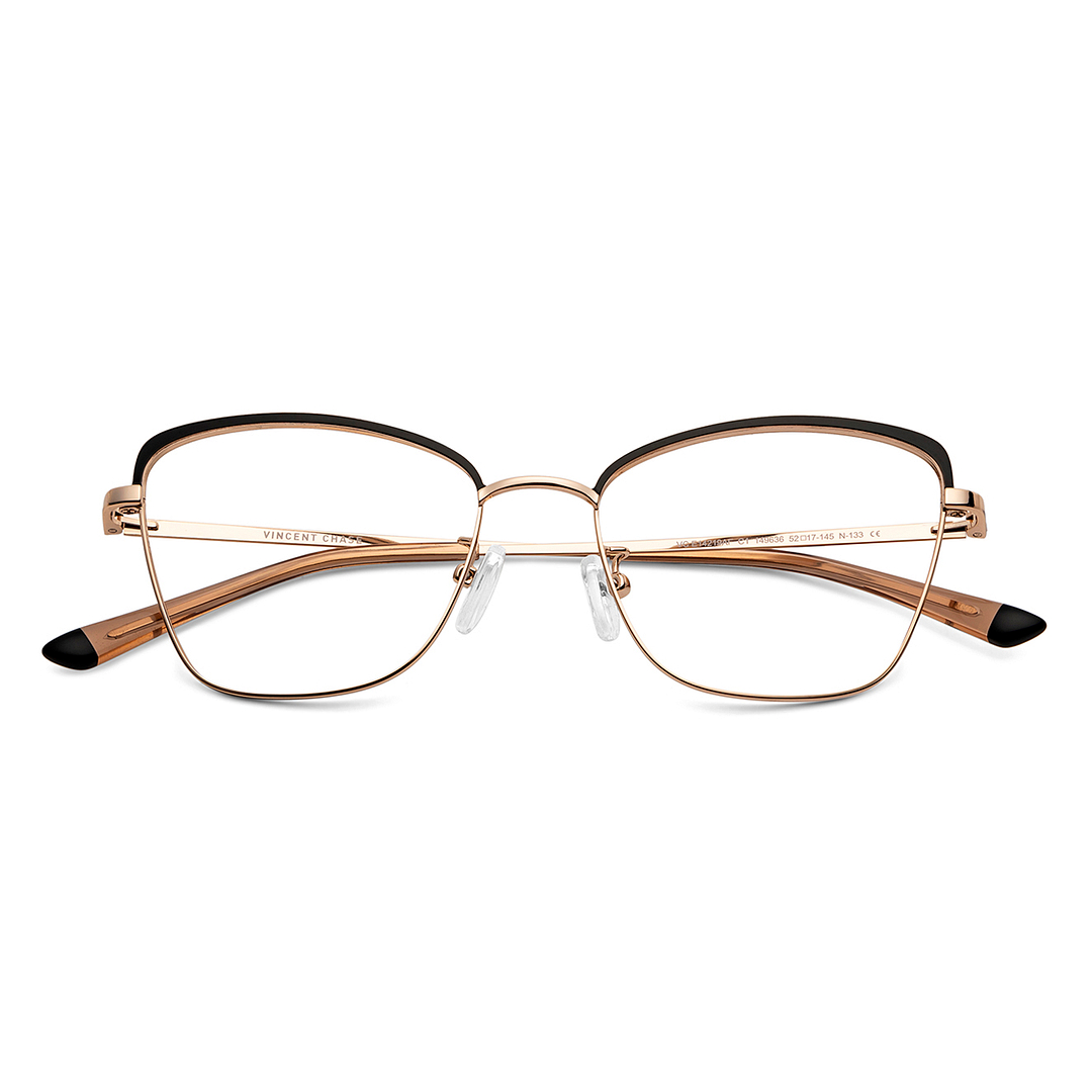 Vincent Chase Online Black Full Rim Cat Eye left side
