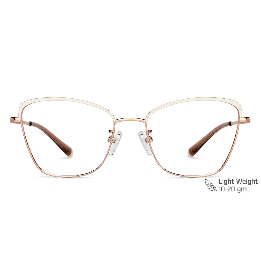 Vincent Chase Online Rose Gold Full Rim Cat Eye right side