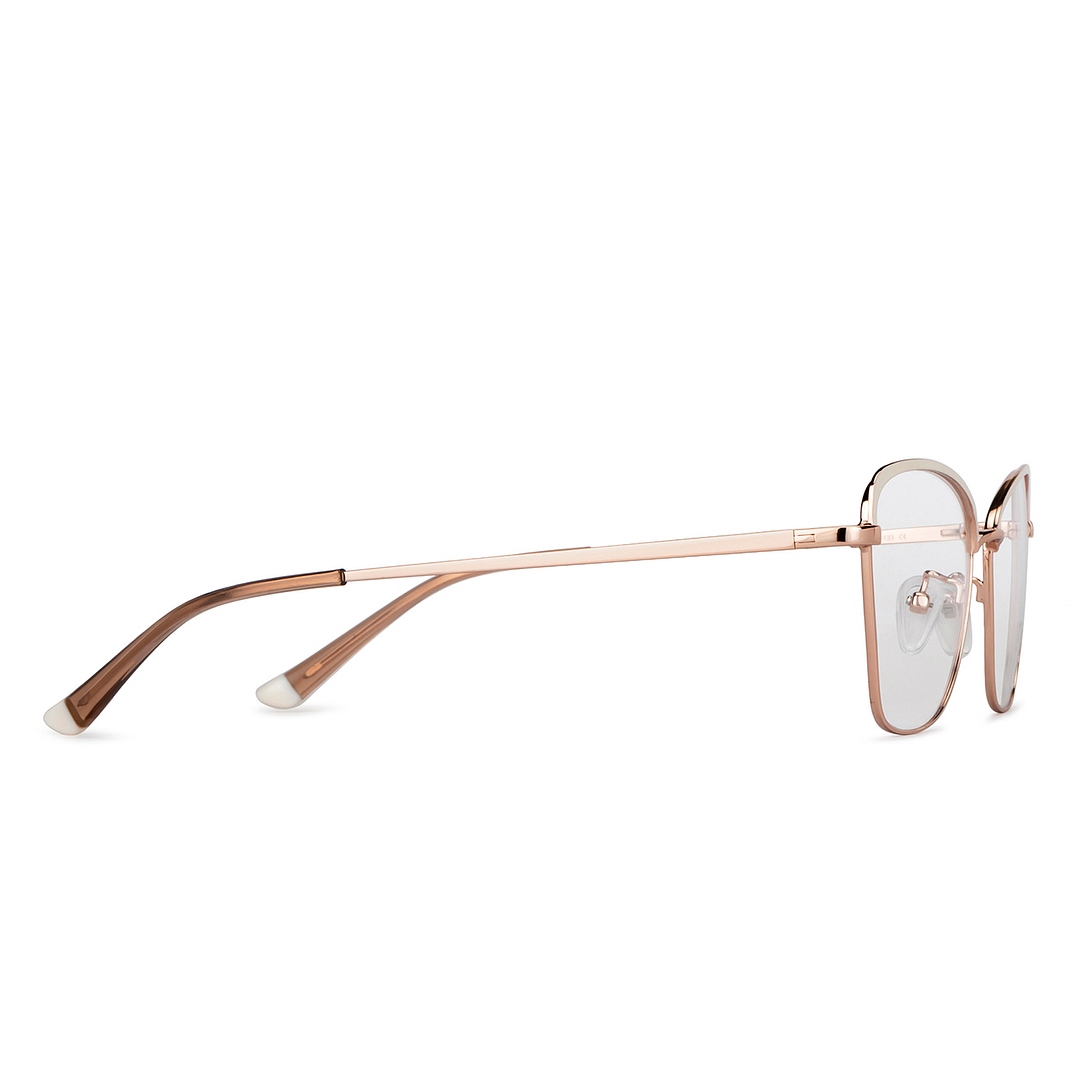 Vincent Chase Online Rose Gold Full Rim Cat Eye left side
