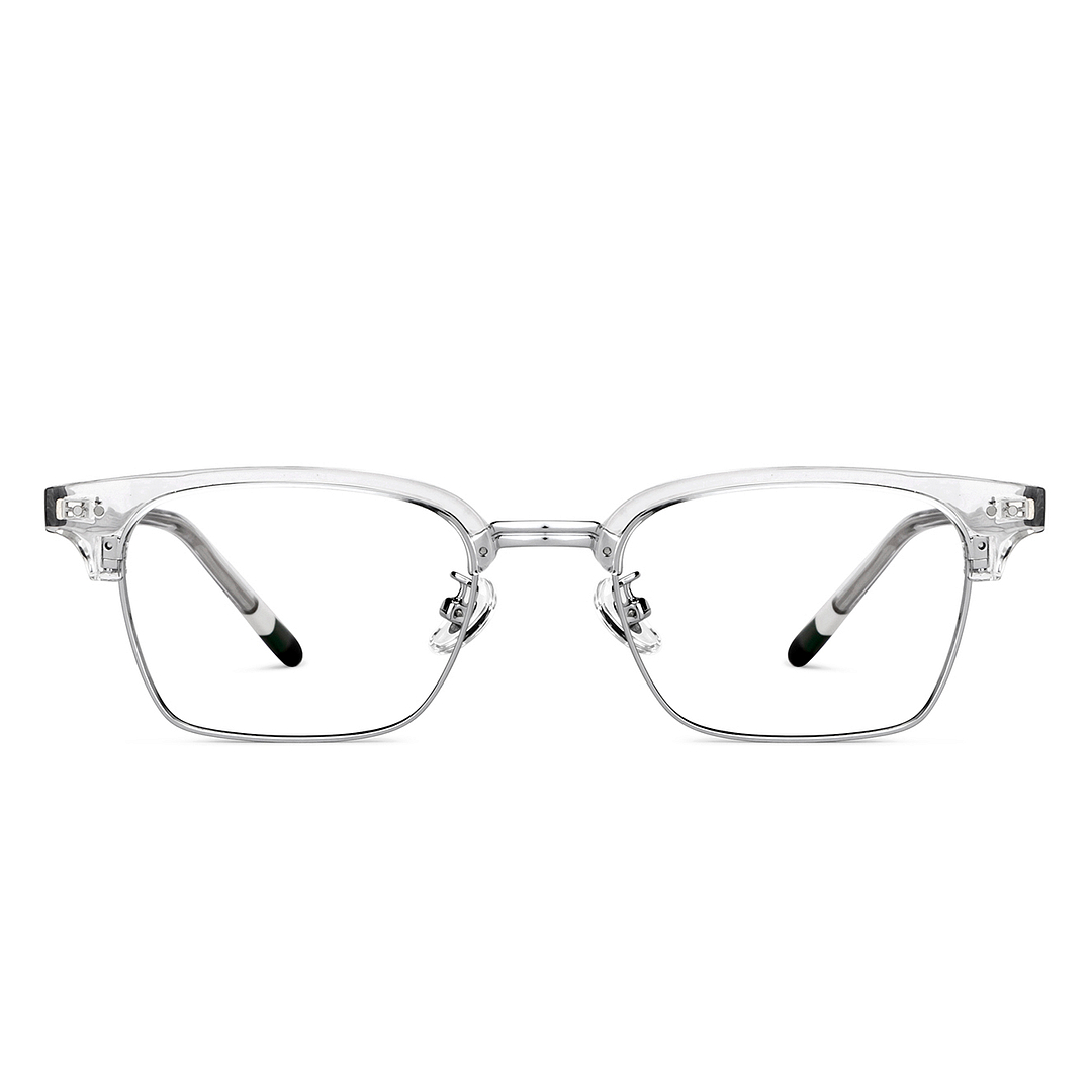 Vincent Chase Online Silver Full Rim Clubmaster right side