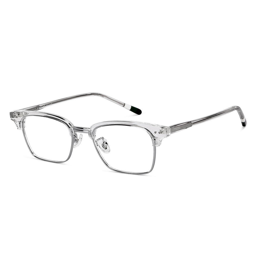 Vincent Chase Online Silver Full Rim Clubmaster right side