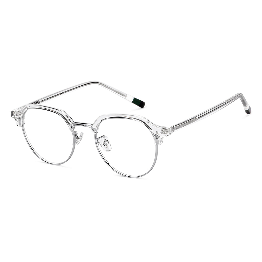 Vincent Chase Online Silver Full Rim Clubmaster right side